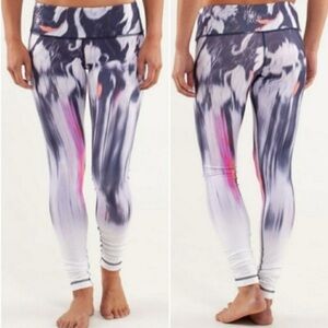 Lululemon Rare Floral Tie Dye Wunder Under Pants